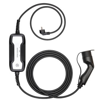 Cargador Portátil Coche Eléctrico Tipo 2 Iec 62196-2 Con Indicador Led