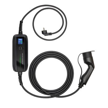 Cargador Portátil Coche Eléctrico Tipo 2 Iec 62196-2 Con Indicador Pantalla Led