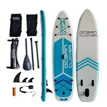 Tabla Hinchable Paddle Surf Ocean Sunset , Pack Completo Con Materiales Premium, 320 X 80 X 15