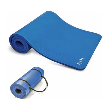 Esterilla de Ejercicio Moteado Azul - Fitness especial para Gimnasios |  SPORT PREMIUM | Base Negra