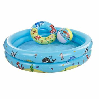 Piscina Hinchable Para Niños Swim Essentials 2020se465 120 Cm Aguamarina