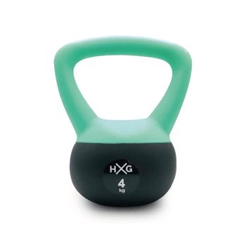 Pesa Rusa O Pesa Kettlebell Pvc 4 Kg. Con Revestimiento De Vinilo.