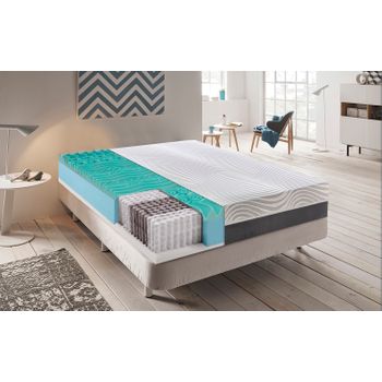 Colchon De Muelles Ensacados 90x180 Rubi, Altura 25 Cm, Antiestress,  Viscoelástica, Ergonómico. con Ofertas en Carrefour