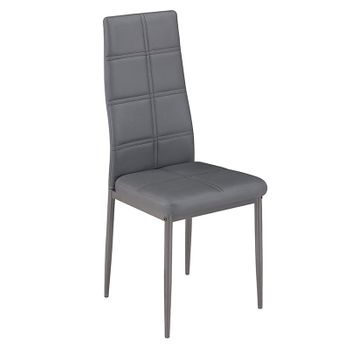 Silla Comedor Axiss Gris 96,6x40x39,7 Cm