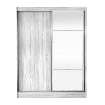 Armario Marbella 2 Puertas Correderas Blanco Artik 220x160x58 Cm