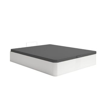 Canapé Atenas Abatible Tapizado 3d Blanco 135x190 Cm