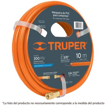 Manguera De Pvc, Baja Presion, 5 M, 1/4  Npt - Truper