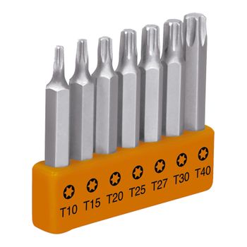 Juego 7 Puntas Torx, 50mm - Truper