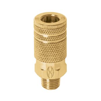 Empalme De Laton, 1/4 Npt, Macho - Truper