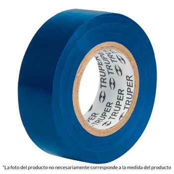 Cinta Aislante, 19mm, 18m, Azul - Truper