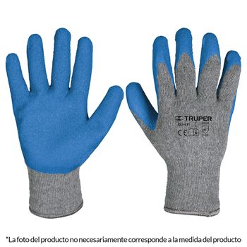 Guantes Poliéster Recubiertos De Látex - Talla L