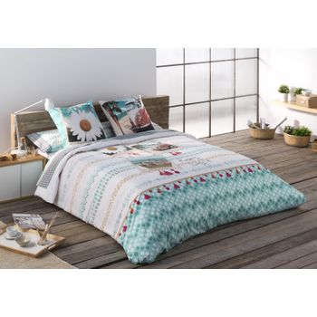 Funda nórdica algodón multicolor Cama de 105 ( 180x260 ) Cama de 105 INDI  II