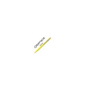 Boligrafo Caran D'ache 849 Fluo Amarillo Punta Media 10 Unidades