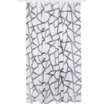 Cortina De Ducha Bizarre Plata (lifestyle) 180x200 Spirella