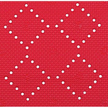 Alfombrilla De Ducha 91 X 36,pvc,rojo