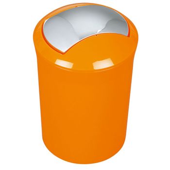 Cubo De Basura Spirella   Sydney 5l Naranja Acrilico