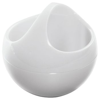 Cesta Spirella "bowl" De Poliestirol En Color Blanco 10,5 X 10,5 X 9,5 Cm