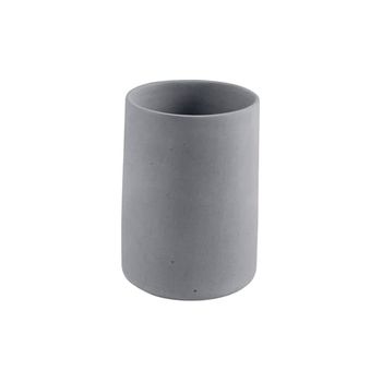 Vaso Portacepillos Gris Cemento