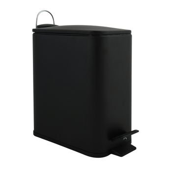 Porta escobilla wc bly poliresina negro dorado