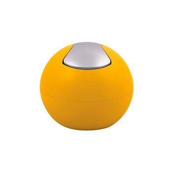 Cubo Basura Poliestireno Spirella Bowl Matt 0,25l 10,5 X 10,5 Amarillo