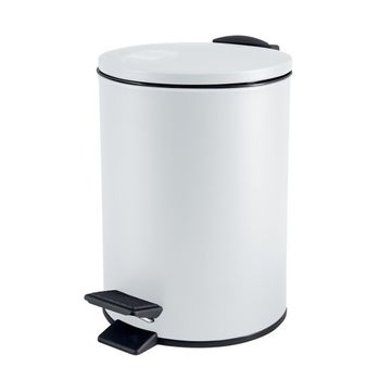 Cubo De Basura Spirella Adelar 5l Blanco Mate