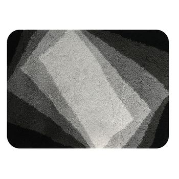 Alfombra De Baño De Poliacrílico Spirella Kali 90 X 60 Cm Gris