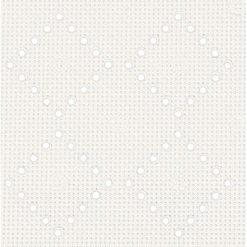 Alfombrilla De Ducha Spirella "alaska" De Pvc En Color Blanco 91 X 36 Cm