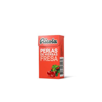 Perlas De Hierbas Fresa Sin Azucar 25 G Ricola