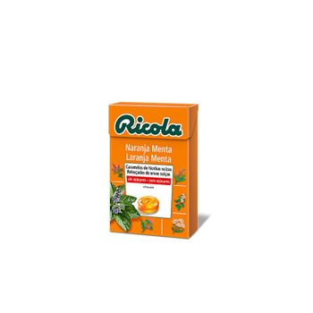 Caramelos De Naranja Menta Sin Azucar 50 G Ricola