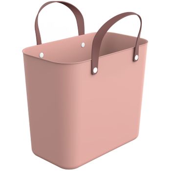 Bolsa De Mano De Plástico Rotho Albula 25l Rosa 100% Reciclable