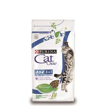 Pienso Purina Cat Chow Feline 3 En 1 Para Gatos - 15kg