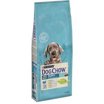 Dog Chow Alimento Seco - Con Pavo - Para Cachorros De Razas Grandes - 14 Kg