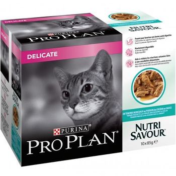 Pro Plan Gato Delicate Pescado Del Océano 10x85g