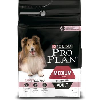 Pienso Purina Pro Plan Medium Optiderma Salmon Para Perros Adultos - 3kg