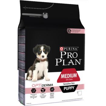 Pienso Purina Pro Plan Medium Optiderma Salmón Para Cachorros - 12kg