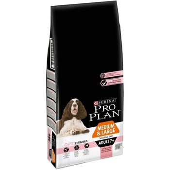 Pro Plan 7+ Sensitive Skin Optiderma - Croquetas De Salmón - Para Perros Adultos - 14 Kg