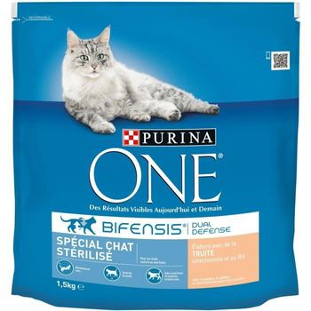 Purina One Croquetas De Trucha Y Trigo - Para Gatos Adultos Esterilizados - 1,5 Kg