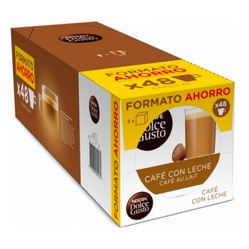 Cápsulas De Café Nescafé Dolce Gusto Cafe Au Lait (48 Uds)