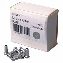 Dt Swiss Caja 100 Cabecillas Dt Aluminio 2 Mm