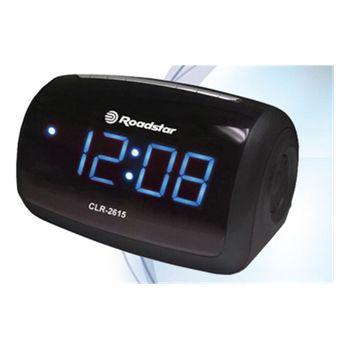 Todoelectro.es Reloj Despertador Roadstar Clr-2615 - Display 1.8'' Lcd Blanco - 2 Alarmas -