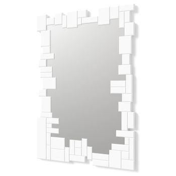 Espejos Decorativos | Irregular Blanco | 100x70cm - Dekoarte