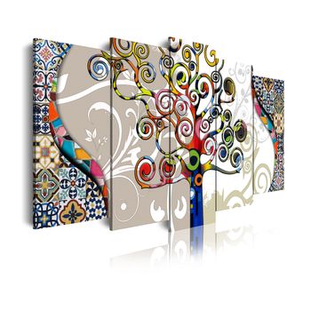 Cuadros Modernos, Lienzo Decorativo, Árbol De La Vida De Gustav Klimt, 1  Pieza 120x80cm - Dekoarte con Ofertas en Carrefour