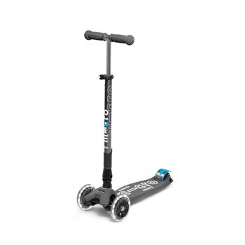 Patinete Led Plegable Maxi Micro Deluxe - Gris Volcán