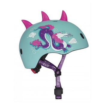 Casco Dragon 3d Para Bicicleta Y Scooter Talla M