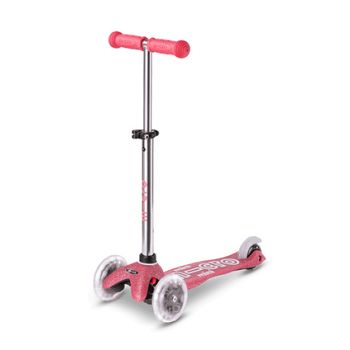 Patinete De Tres Ruedas Micro Mobility Led Glitter Rosa Mmd208