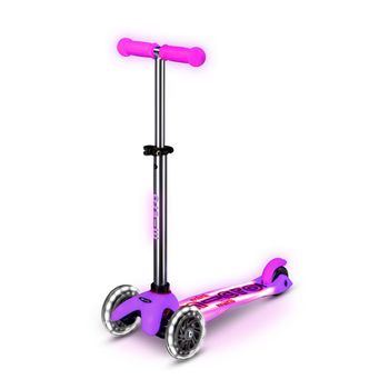 Patinete Mini Micro Deluxe Glow Led Plus Rosa