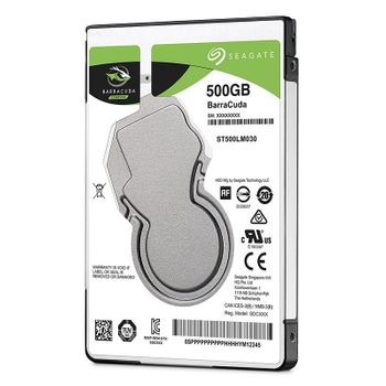 Seagate 2.5" Disco Duro 500gb Barracuda St500lm030 5400rpm 128mb 6gb/s