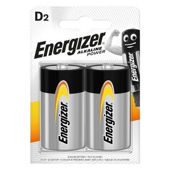 Energizer Alkaline Power - Pack De 2 Pilas Alcalinas D