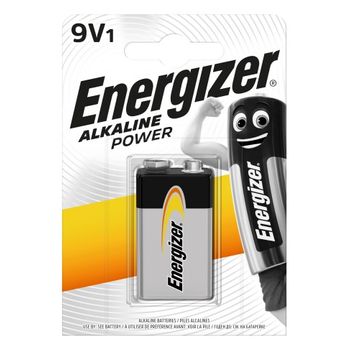 Energizer Alkaline Power - Pack De 1 Pila Alcalina 9v