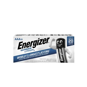 Pack De 10 Pilas Ultimate Lithium Aaa - Energizer Ultimate Lithium